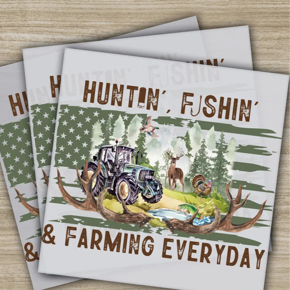 Farming Everday Ready to Press,Personalized DTF Transfer High Quality Heat Press DTF Transfers