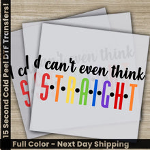 Load image into Gallery viewer, Gay Pride LGBTQ Rainbow Trans Rights Top Pride Flag Ready to Press Personalized DTF Transfer High Quality Heat Press
