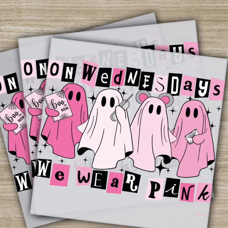 Ghost Pumpkin Halloween Transfers Ready to Press Personalized DTF Transfers For Family Gifts Heat Press DTF Transfers