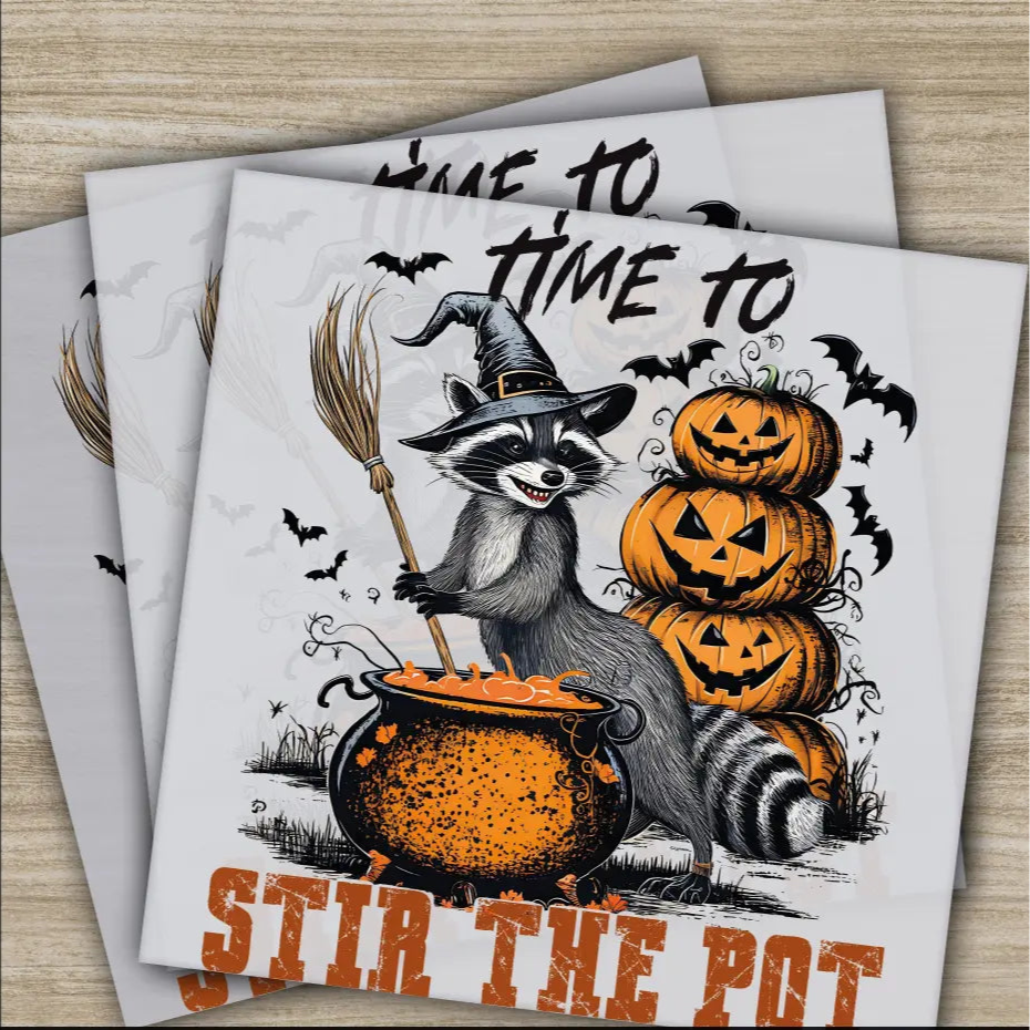 Ghost Pumpkin Halloween Transfers Ready to Press Personalized DTF Transfers For Family Gifts Heat Press DTF Transfers