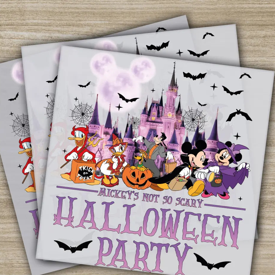 Ghost Pumpkin Halloween Transfers Ready to Press Personalized DTF Transfers For Family Gifts Heat Press DTF Transfers