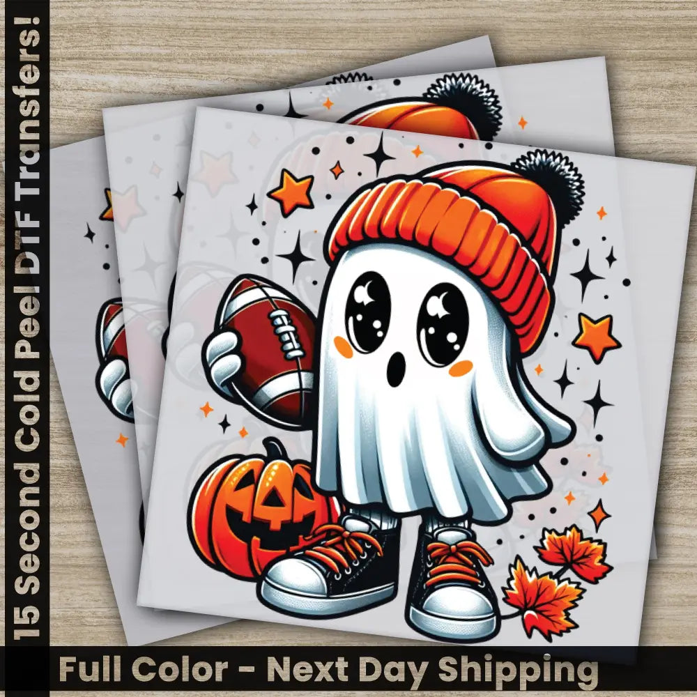 Ghost Pumpkin Halloween Transfers Ready to Press Personalized DTF Transfers For Family Gifts Heat Press DTF Transfers