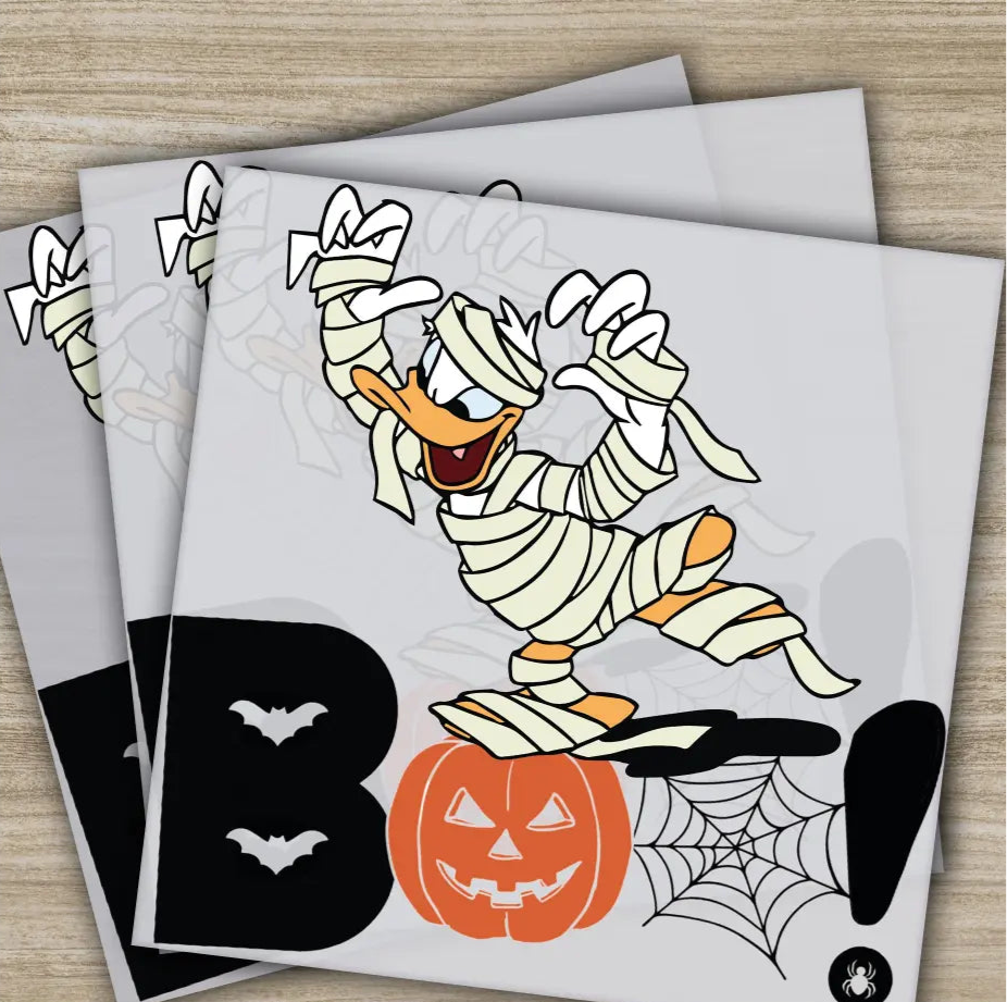 Ghost Pumpkin Halloween Transfers Ready to Press Personalized DTF Transfers For Family Gifts Heat Press DTF Transfers