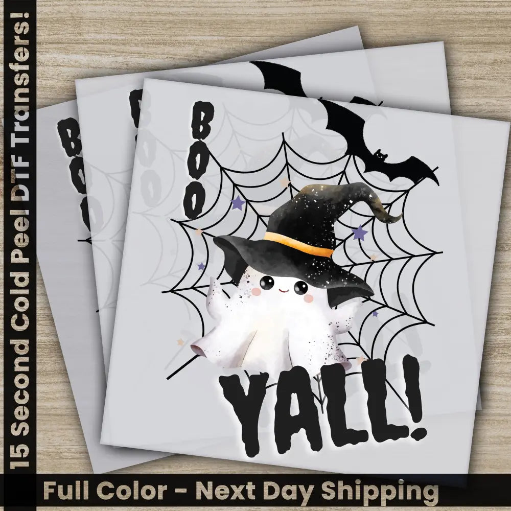 Ghost Pumpkin Halloween Transfers Ready to Press Personalized DTF Transfers For Family Gifts Heat Press DTF Transfers