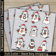 Load image into Gallery viewer, Ghosts Christmas DTF Transfers Ready to Press Personalized Gifts Direct to Film Sublimation Screen Prints,
