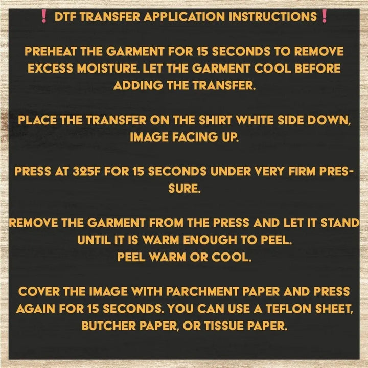 Good Vibes Ready to Press Personalized DTF Transfers Heat Press DTF Transfer