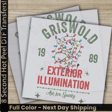 Load image into Gallery viewer, Griswold Christmas DTF Transfers Ready to Press Personalized Gifts Direct to Film Sublimation Screen Prints Fast
