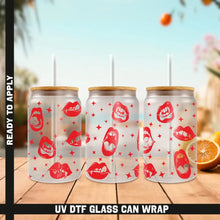 Load image into Gallery viewer, Halloween Pumpkin Spooky Season UV DTF Wrap For Glass Cup 16oz Glass Cup Cute Stickers For Cups Gift Sticker Cup
