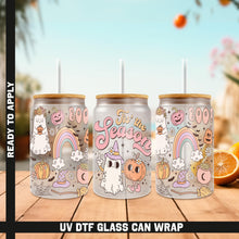 Load image into Gallery viewer, a set of three glasses with unicorns and cats on them
