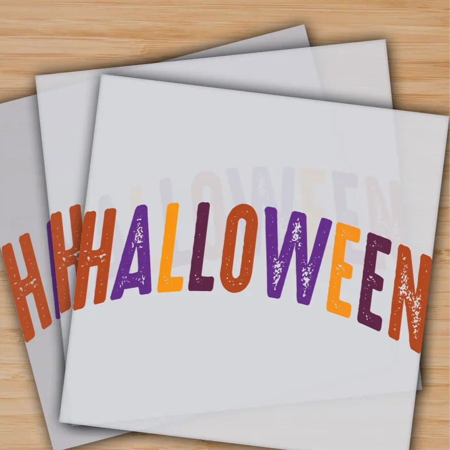 Halloween Ready to Press Personalized Gifts Sublimation DTF Prints Trendy DTF Prints Ready for Press High Quality