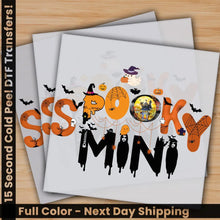 Load image into Gallery viewer, Halloween Spooky Mini Ready to Press Personalized Gifts Sublimation DTF Prints Trendy DTF Prints Ready for Press High
