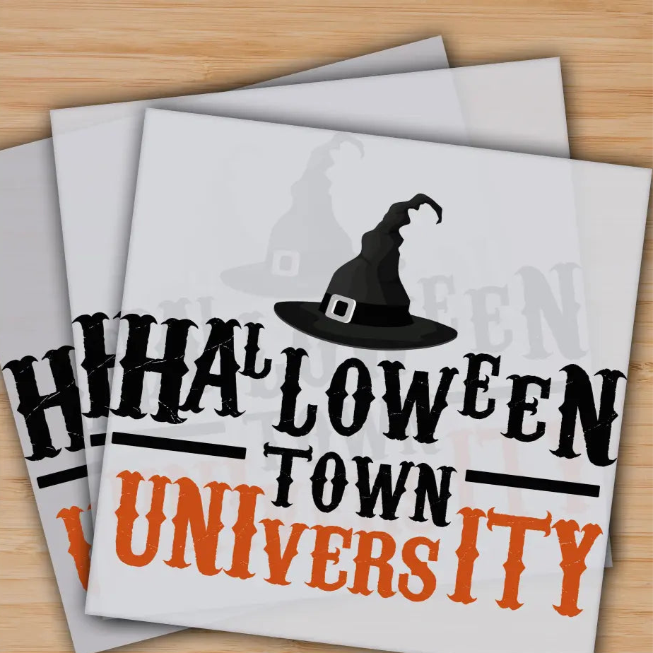 Halloween Town University Ready to Press Personalized Gifts Sublimation DTF Prints Trendy DTF Prints Ready for Press