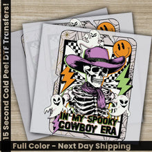 Load image into Gallery viewer, Halloween Transfers In My Spooky Cowboy Era Skeleton,Ready to Press,Personalized DTF Transfers For Family Gifts Heat
