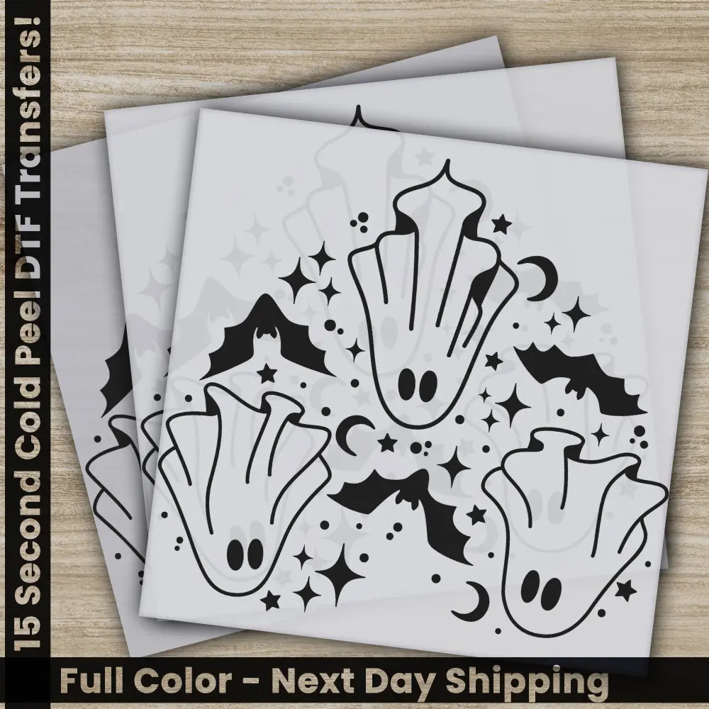 Halloween Transfers Ready to Press Personalized DTF Transfers For Family Gifts Heat Press DTF Transfers