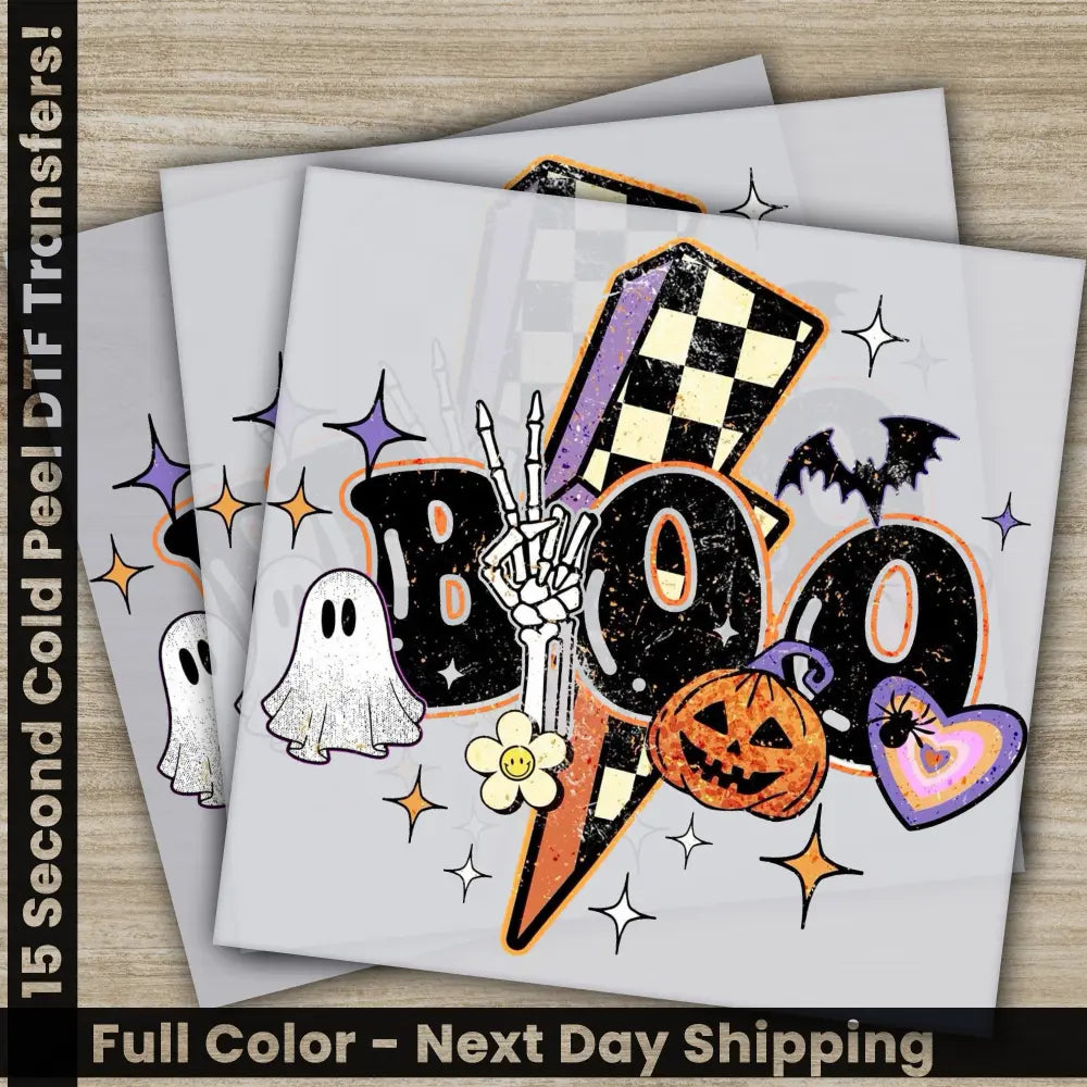 Halloween Transfers Ready to Press Personalized DTF Transfers For Family Gifts Heat Press DTF Transfers