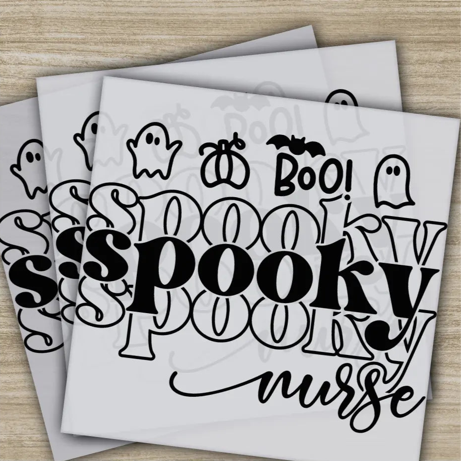 Halloween Transfers Ready to Press Personalized DTF Transfers For Family Gifts Heat Press DTF Transfers