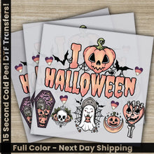 Load image into Gallery viewer, Halloween Transfers Ready to Press Personalized DTF Transfers For Family Gifts Heat Press DTF Transfers
