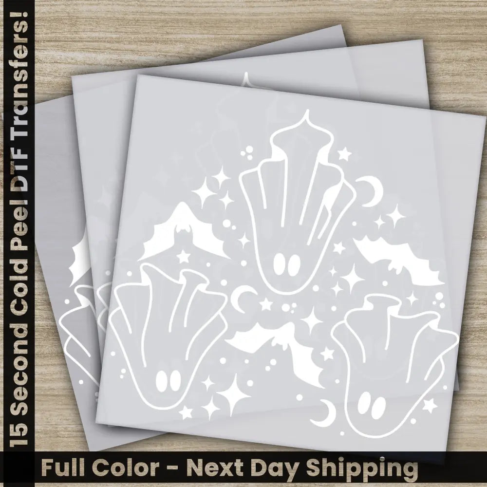 Halloween Transfers Ready to Press Personalized DTF Transfers For Family Gifts Heat Press DTF Transfers