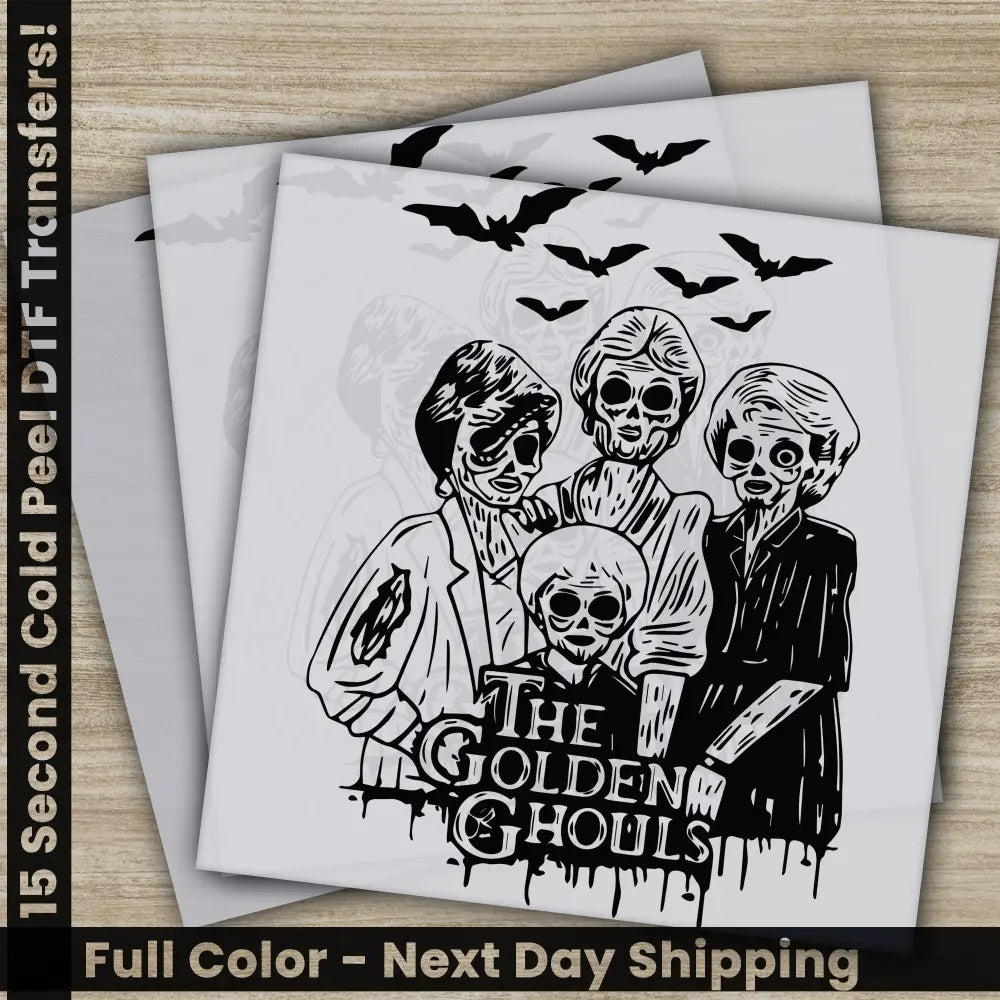Halloween Transfers Ready to Press Personalized DTF Transfers For Family Gifts Heat Press DTF Transfers