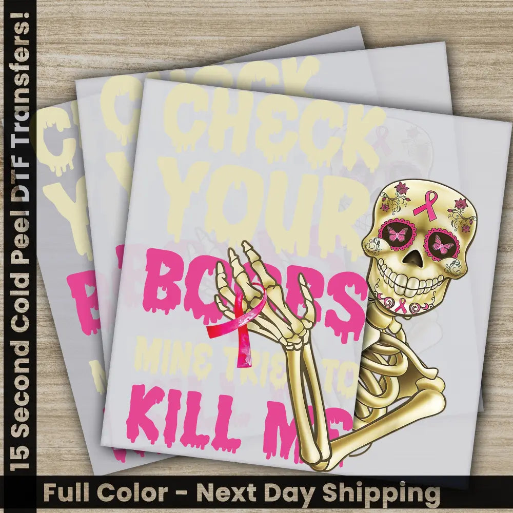 Halloween Transfers Ready to Press Personalized DTF Transfers For Family Gifts Heat Press DTF Transfers