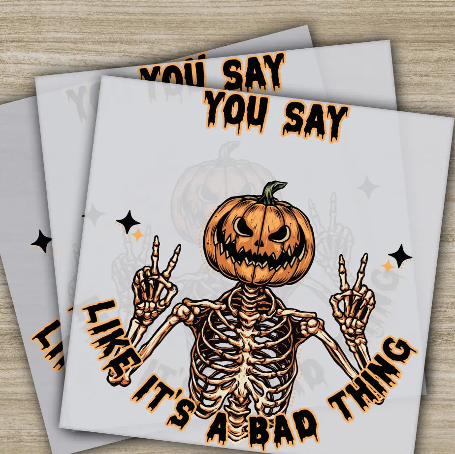 Halloween Transfers Ready to Press Personalized DTF Transfers For Family Gifts Heat Press DTF Transfers