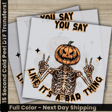 Load image into Gallery viewer, Halloween Transfers Ready to Press Personalized DTF Transfers For Family Gifts Heat Press DTF Transfers
