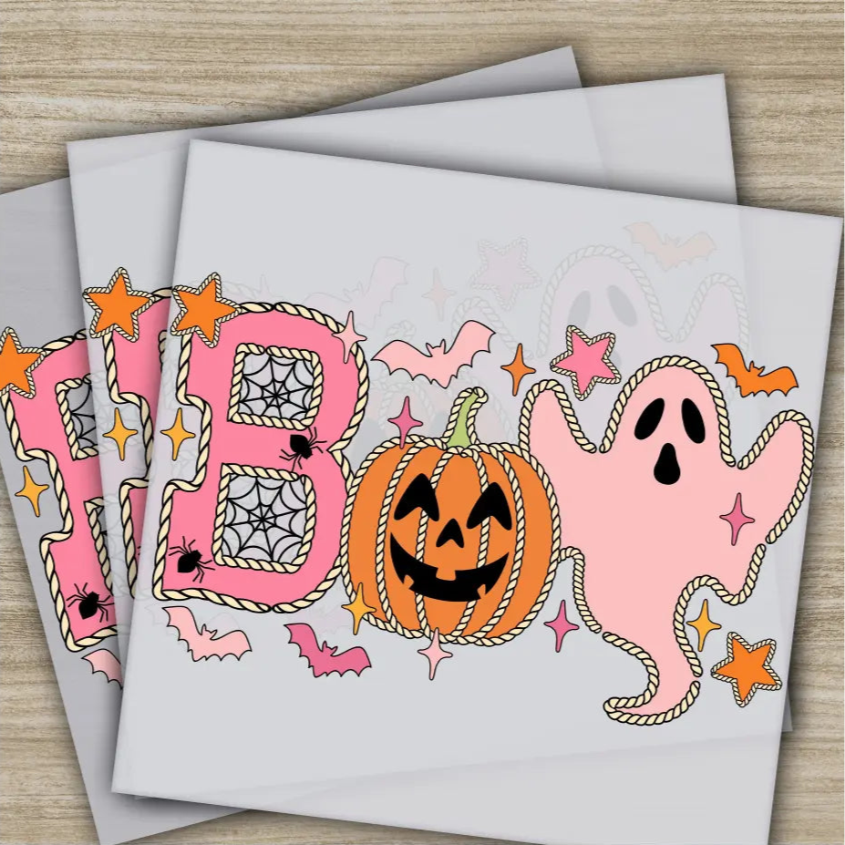 Halloween Transfers Ready to Press Personalized DTF Transfers For Family Gifts Heat Press DTF Transfers