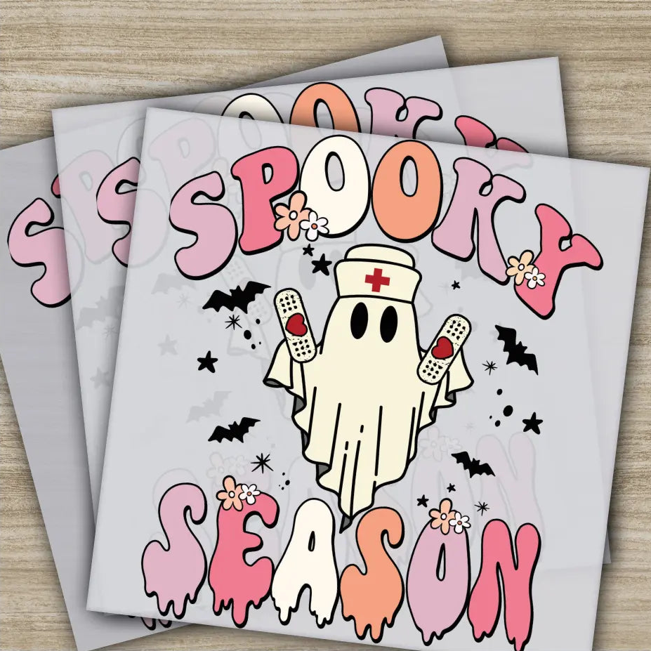 Halloween Transfers Spooky Season Ready to Press Personalized DTF Transfers For Family Gifts Heat Press DTF Transfers