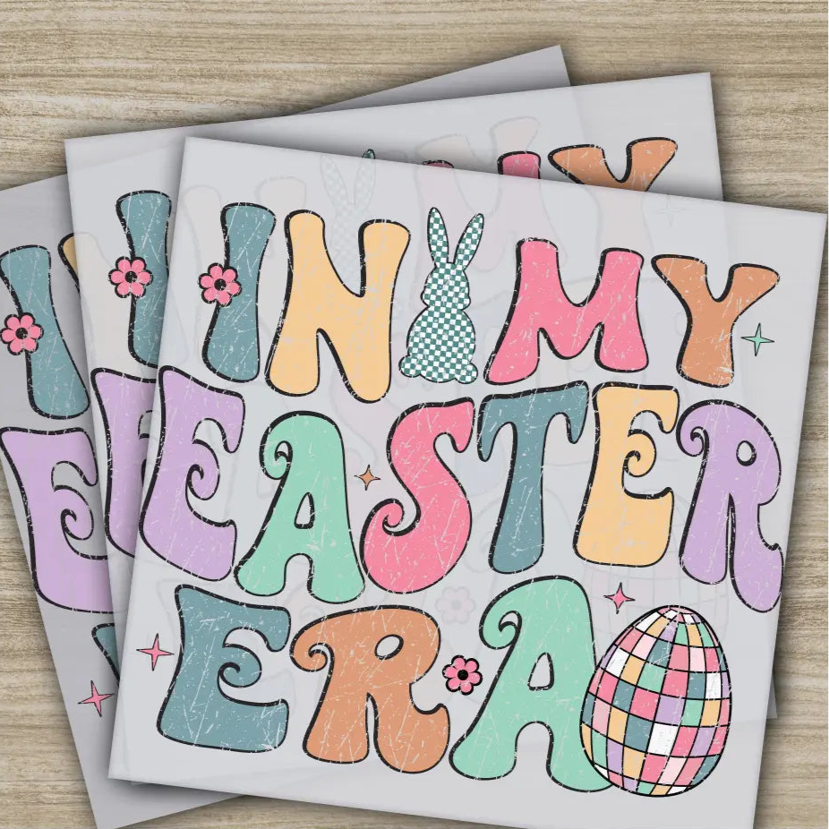 Happy Easter Peeps Jesus Bunny Hoppin Chillin Day Ready to Press Personalized DTF Transfers Heat Press DTF Transfer