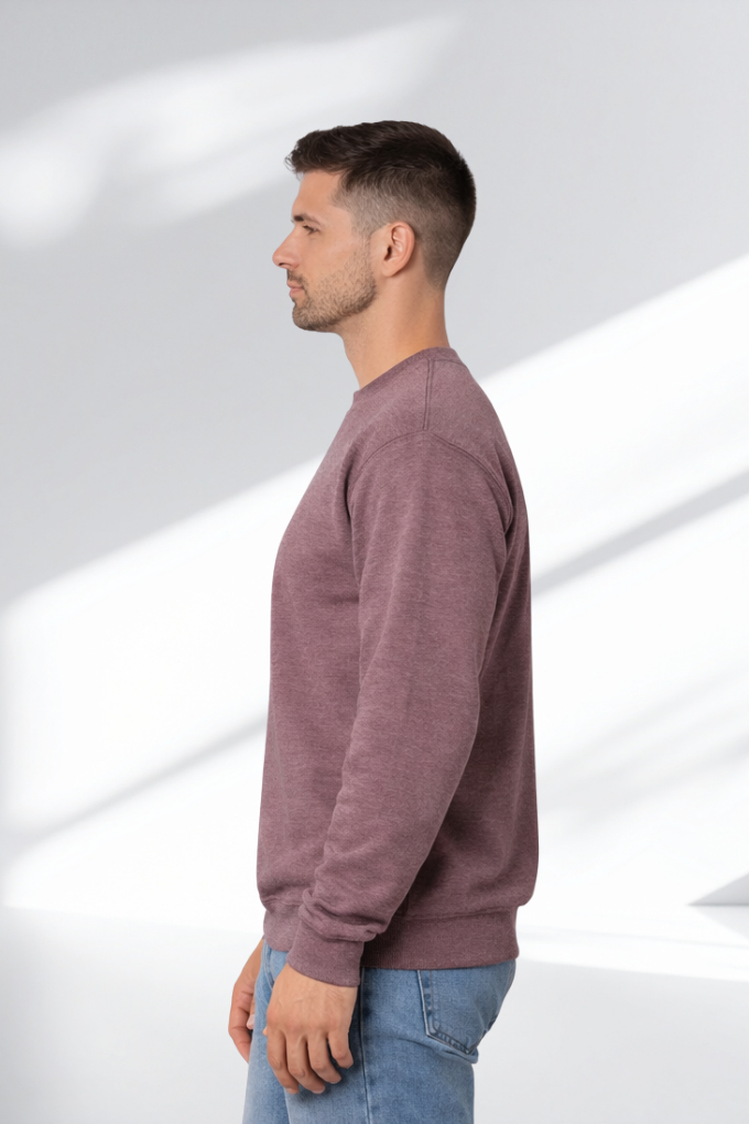 Heather Dark Maroon arm