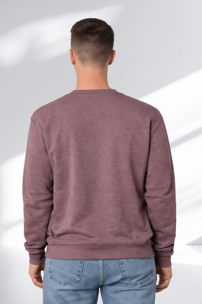 Heather Dark Maroon back