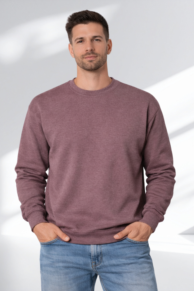 Heather Dark Maroon front