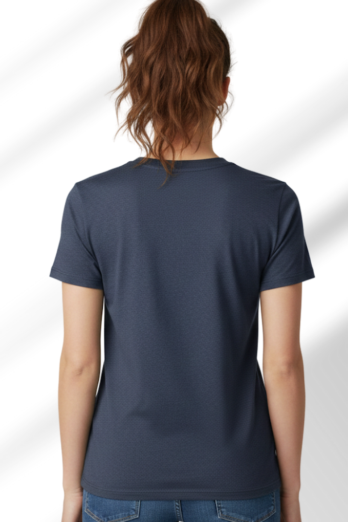 Heather Dark Navy back