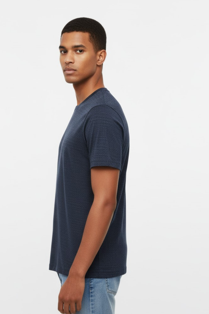 Heather Midnight Navy arm