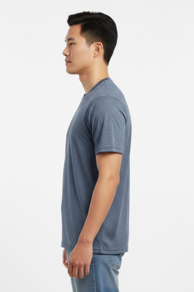 Heather Navy arm