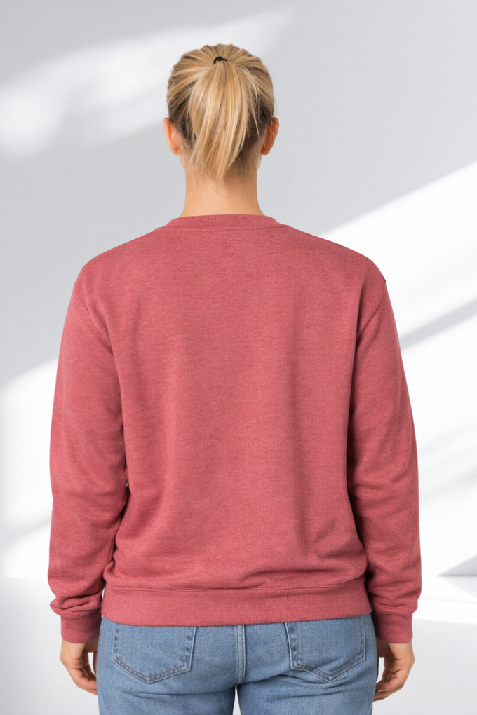 Heather Scarlet Red back