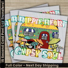 Load image into Gallery viewer, Hippie Heart Gypsy Soul Ready to Press Personalized DTF Transfers Heat Press DTF Transfer
