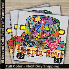 Load image into Gallery viewer, Hippie Soul Colorful Ready to Press Personalized DTF Transfers Heat Press DTF Transfer
