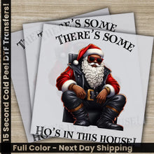 Load image into Gallery viewer, Ho Ho Ho’s Christmas DTF Transfers Ready to Press Personalized Gifts Direct to Film Sublimation Screen Prints Fast
