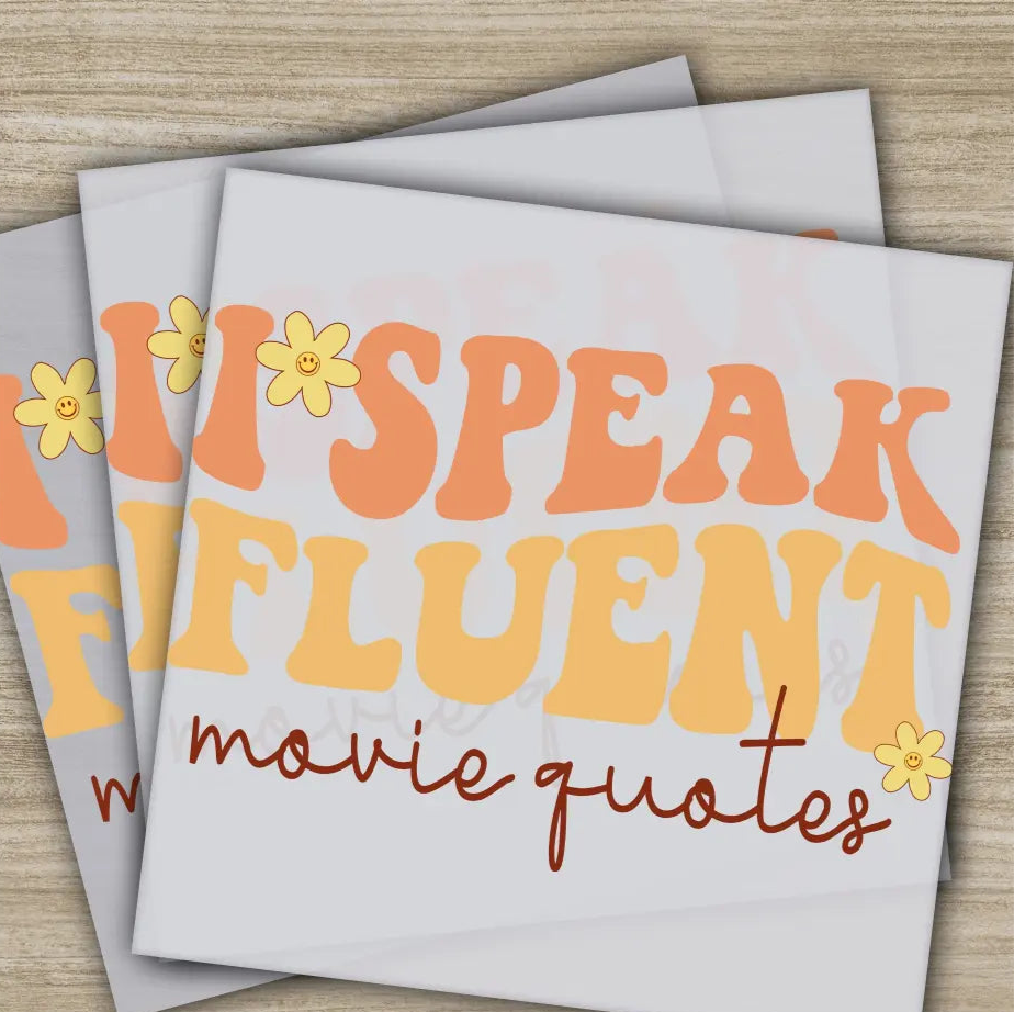 I Speak Fluent Sarcastic Transfers Ready to Press Personalized DTF Transfers Sarcastic Gifts High Quality Heat Press