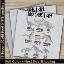 Load image into Gallery viewer, a bunch of different types of dinosaurs on a piece of paper
