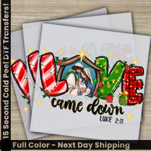 Load image into Gallery viewer, two greeting cards with the word love written in large letters
