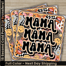 Load image into Gallery viewer, two stickers with the words mama mama on them
