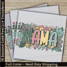 Load image into Gallery viewer, two greeting cards with the word mama on them
