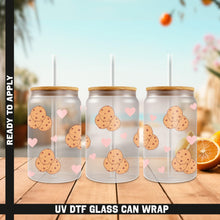 Load image into Gallery viewer, a set of three glasses with cookies on them
