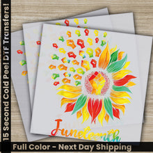 Load image into Gallery viewer, a set of three greeting cards with a sunflower on them
