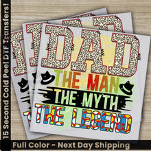 Load image into Gallery viewer, a couple of posters with the words dad and the man
