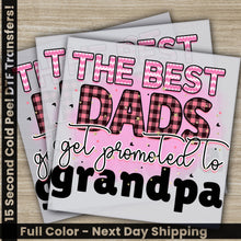 Load image into Gallery viewer, a pair of greeting cards with the words, it the best dad&#39;s get
