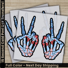 Load image into Gallery viewer, a picture of two hands making a peace sign

