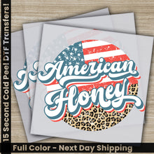 Load image into Gallery viewer, a pair of cards with the american honey on them
